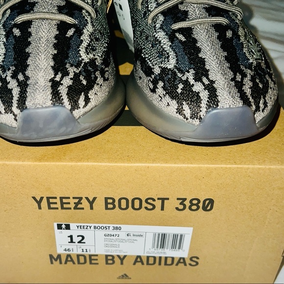 Yeezy 380 Stone Salts (M 12) - Picture 8 of 8